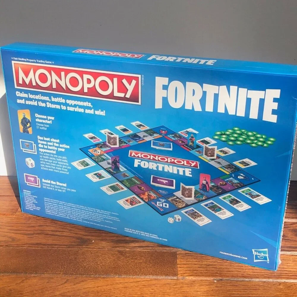 Monopoly FortNite Edition Board Game Hasbro Gaming NEW Sealed